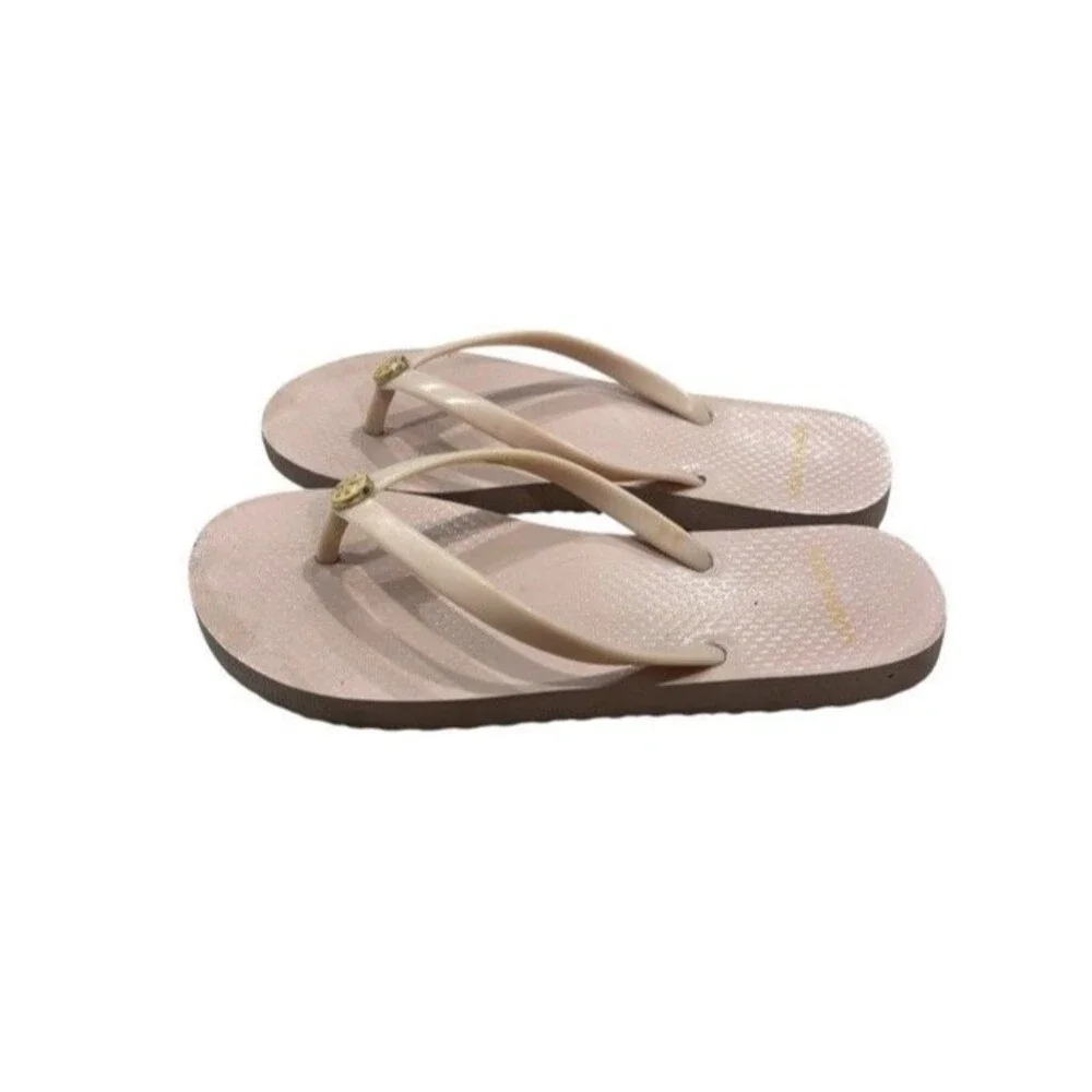 Tory Burch Solid Thin Flip Flop PVC/EVA Blush Pink Color Size 6 Luxury